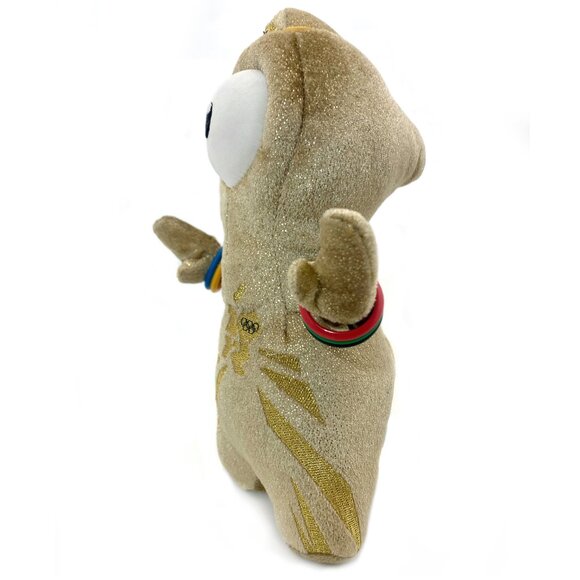LONDON 2012 Olympics Wenlock Gold Plush Mascot 9” Olympic Venue Exclusive - RARE - Picture 5 of 9